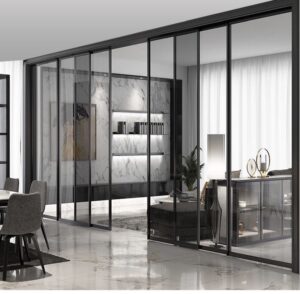 thi công vách ngăn cho phòng khách